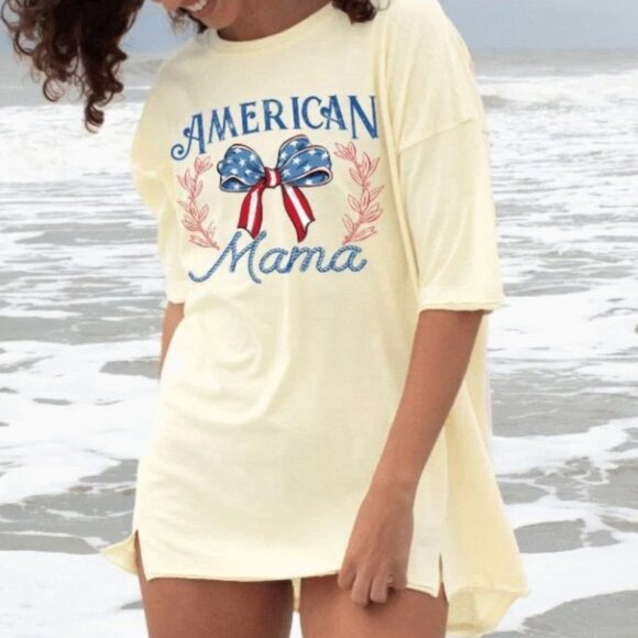 Simply Southern Tops - American Mama Shirt by Simply Southern